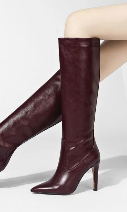 ROSA Boots – High-Heel Stiefel aus veganem Leder