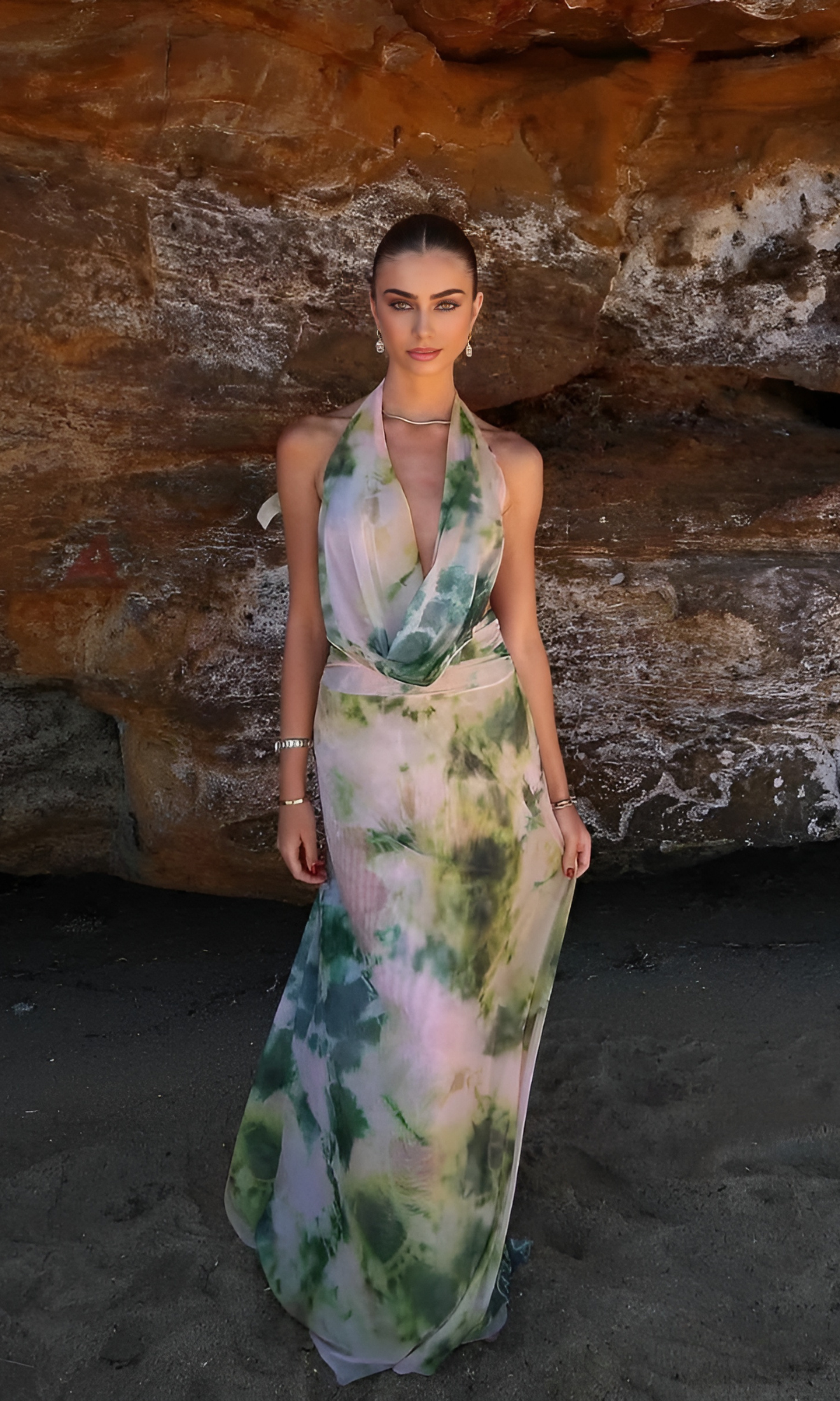 EDEN Set: Elegantes Maxi Set mit Tie-Dye-Print